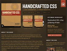 Tablet Screenshot of handcraftedcss.com